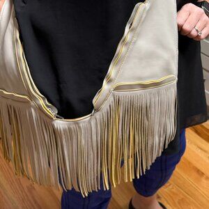 Preowned Sash Bag, Fringe! Yosemite Romance 2023, Faux Leather Sling, Crossbody